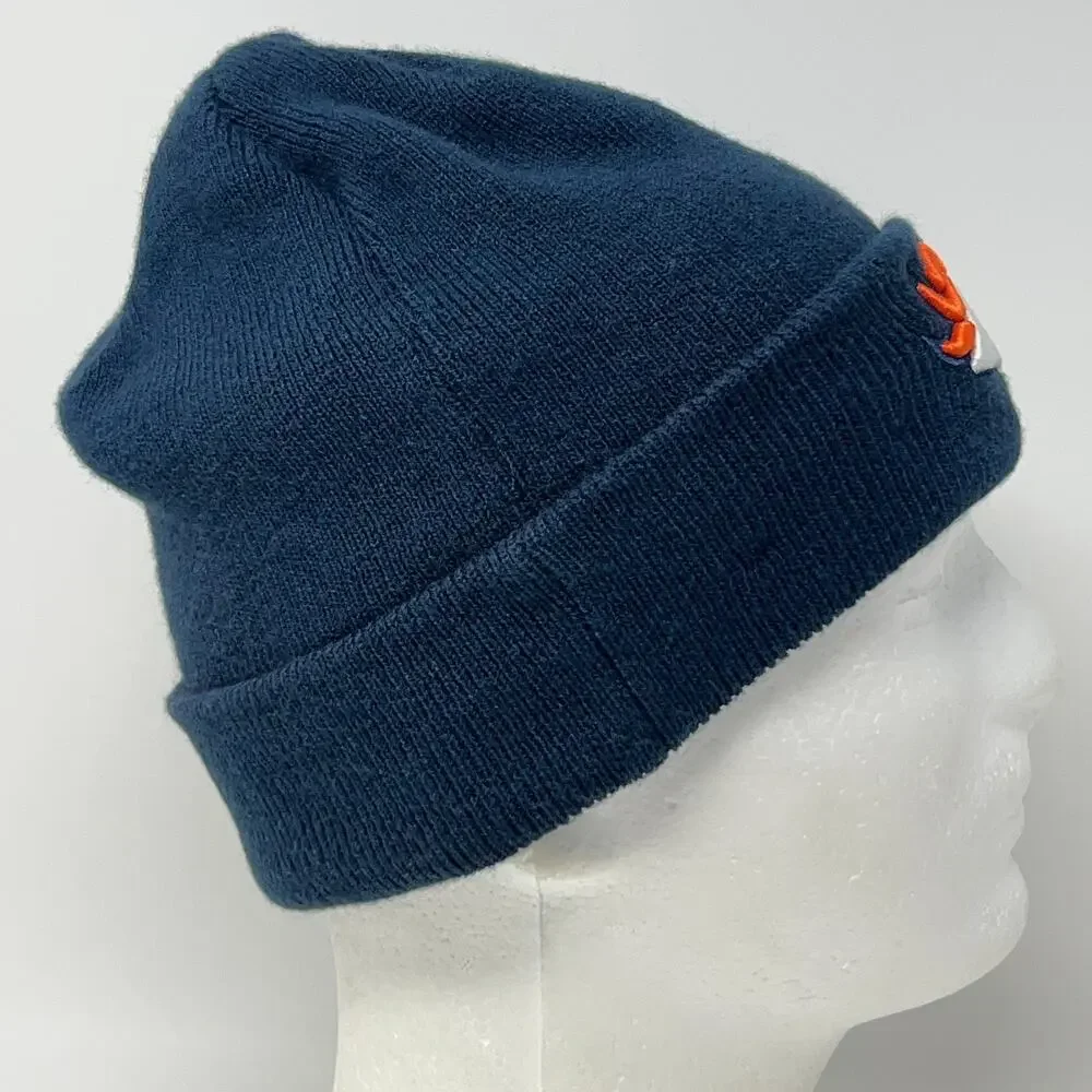 Denver Broncos Cuffed Beanie Toque Winter Hat New Era Blue NFL Football
